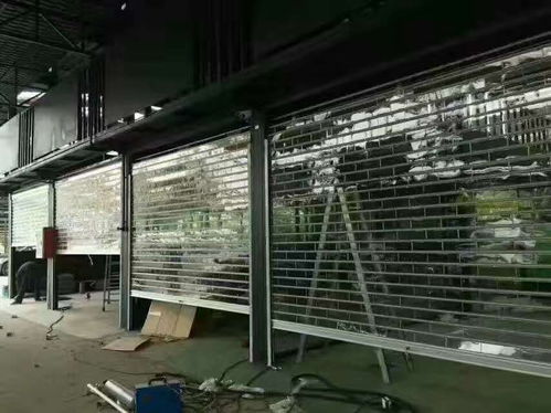 天津市濱海新區(qū)新村街道抗風卷簾門 水晶卷簾門定做